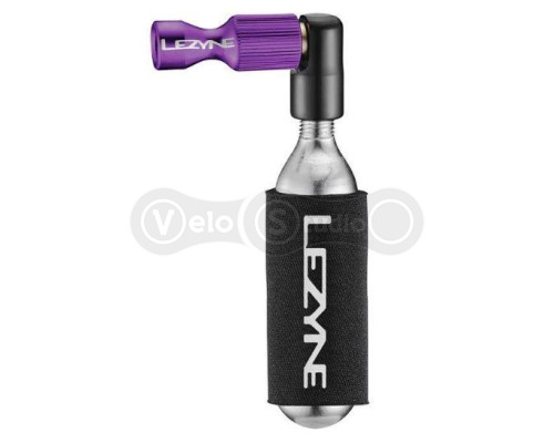 Насос-дозатор картриджный Lezyne TRIGGER DRIVE CO2 насадка фиолетовая