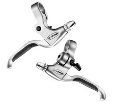 Ручки тормоза Tektro CL530-TS + CL535-RT левая и правая, со звонком