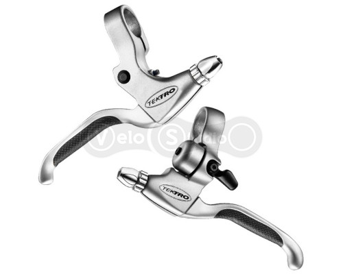 Ручки гальма Tektro CL530-TS + CL535-RT ліва та права, зі дзвінком