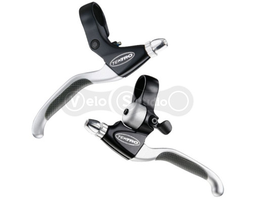 Ручки гальма Tektro CL530-TS + CL535-RT ліва та права, зі дзвінком