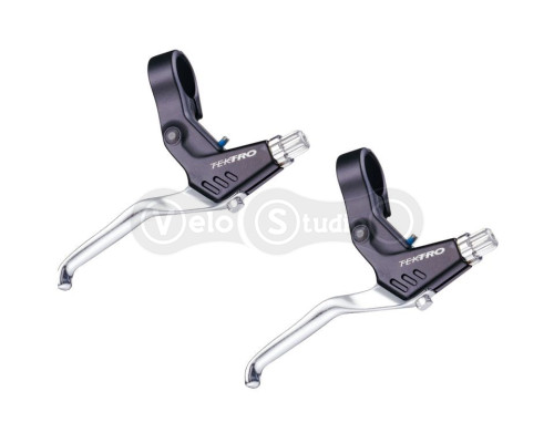 Ручки тормоза Tektro RT354AG черный, левая и правая, под 3 пальца