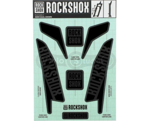 Стикер на вилку Rock Shox Boxxer/Domain оригинальный