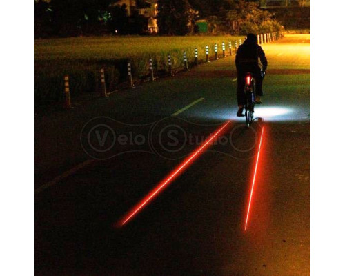 Задній лазер Lezyne LASER DRIVE REAR чорна 250 LM USB