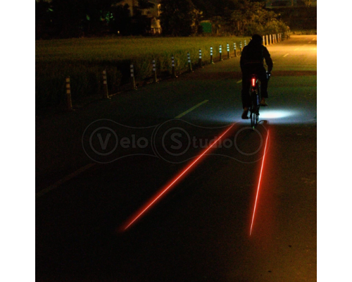 Задній лазер Lezyne LASER DRIVE REAR чорна 250 LM USB