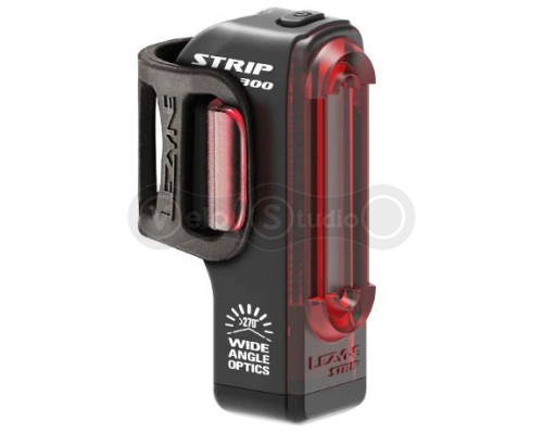 Задня мигалка Lezyne STRIP DRIVE PRO REAR чорна 300 LM USB