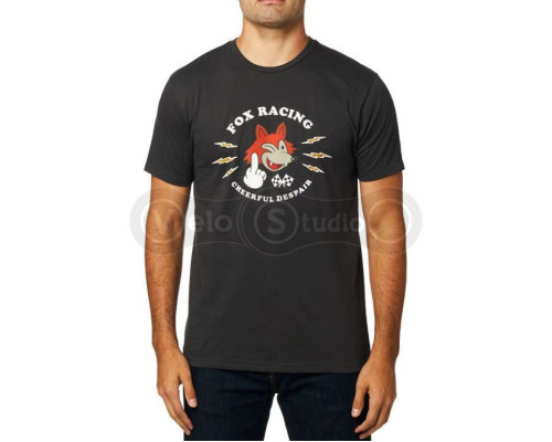 Футболка FOX Cheerful Despair Prem Tee Black розмір L
