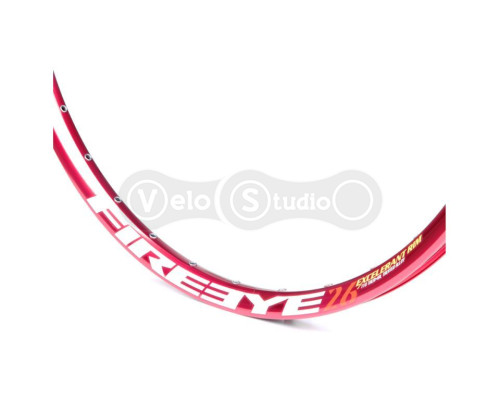 Обід FireEye Excelerant 26 дюймів 32 спиці червоний