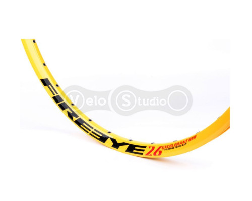 Обід FireEye Excelerant 28 26" 32 спиці під диск жовтий