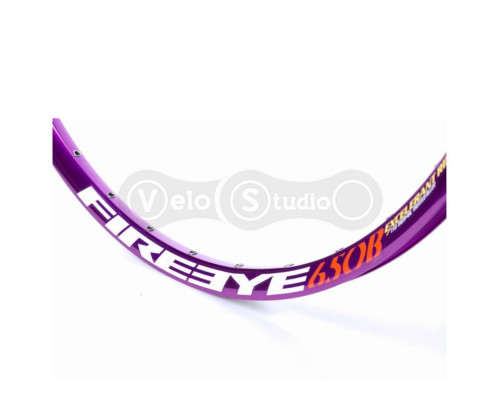 Обід FireEye Excelerant 650B 27,5" 26 мм 32 спиці під диск фіолетовий