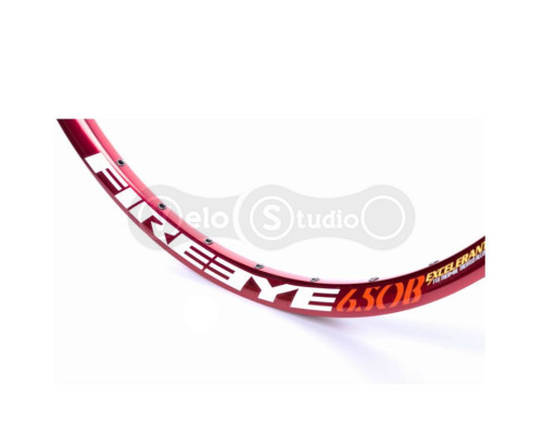 Обід FireEye Excelerant 650B 32 мм 27,5 дюймів 32 спиці червоний
