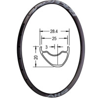 Обід Race Face AR 25 Offset 27,5 дюймів 32 спиці