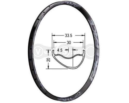 Обод RACE FACE ARC HEAVYDUTY OFFSET 29 30 мм 32 спицы
