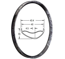Обод RACE FACE ARC OFFSET 29 x 40 мм 28 спиц