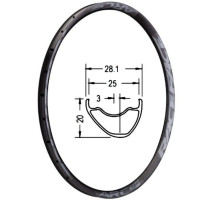 Обід RACE FACE ARC OFFSET 29 x 25 мм 28 спиць