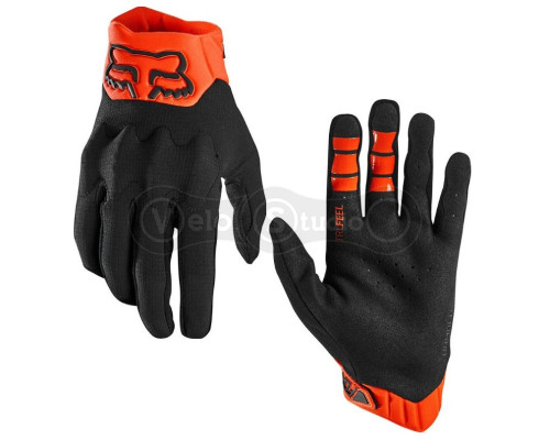 Рукавички FOX Bomber LT D3O Black Orange розмір M
