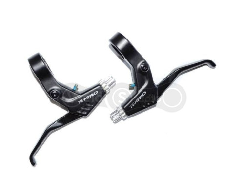 Ручки тормоза Tektro RS360A черный, левая и правая, под 2 пальца