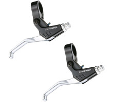 Ручки гальма Tektro RS360A срібло, ліва та права, під 2 пальці