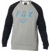 Толстовка FOX Legacy Crew Fleece Black Gray розмір XL
