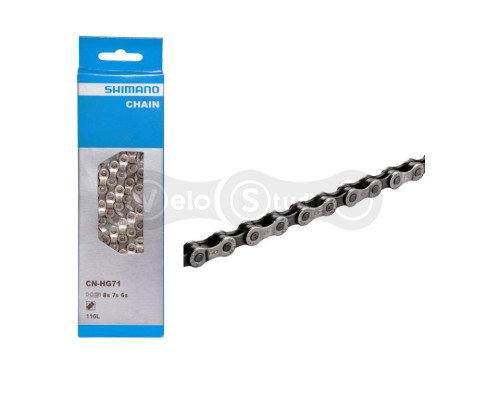 Цепь Shimano CN-HG71 6-7-8 скоростей 116 LINK