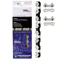 Цепь TAYA Octo SB 7-8 скоростей + 2 замка