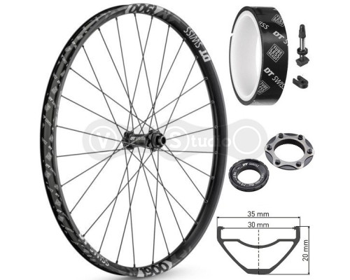 Колесо переднє DT Swiss M 1900 Spline 29 дюймів CL 30 15/100