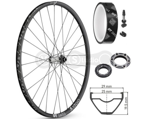 Колесо переднее DT Swiss X 1700 Spline 29 дюймов IS 25 15/100