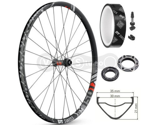 Колесо переднее DT Swiss XM 1501 Spline 29 дюймов CL 30 15/100