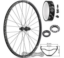 Колесо заднее DT Swiss M 1900 Spline 29 дюймов IS 30 12/148 Shimano