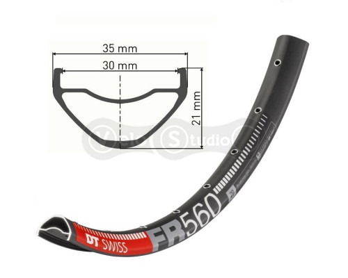 Обід DT Swiss FR 560 29 дюймів 32 спиці
