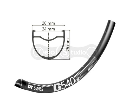 Обод DT Swiss G 540 29 дюймов 32 спицы