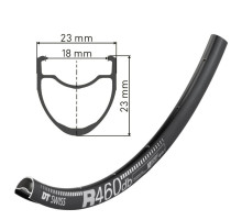 Обод DT Swiss R 460 29 дюймов 24 спицы
