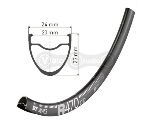 Обід DT Swiss R 470 29 дюймів 28 спиць