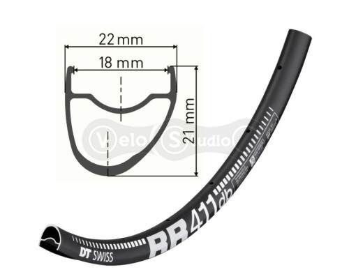 Обід DT Swiss RR 411 700C 28 спиць