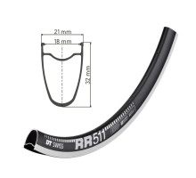 Обід DT Swiss RR 511 29x18 28 спиць