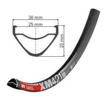 Обід DT Swiss XM 421 29 дюймів 32 спиці