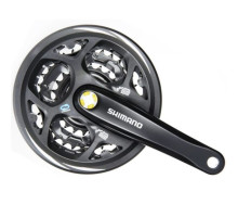 Шатуни Shimano FC-M311 Altus 175 мм 48X38X28 чорні