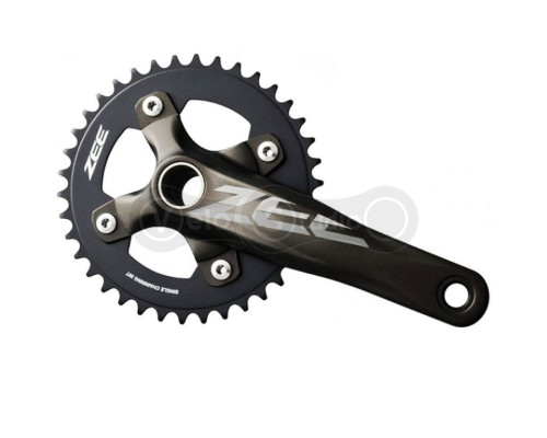 Шатуны Shimano FC-M640 ZEE, Hollowtech II 165 мм 36T+Каретка BSA