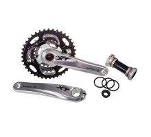 Шатуни Shimano FC-M782 DEORE XT, Hollowtech II 175мм 40x30x22T+Каретка BSA