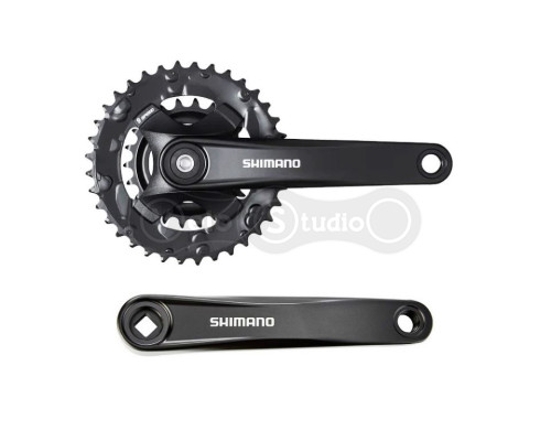 Шатуни Shimano FC-MT101-2x9 Altus 175 мм 36X22