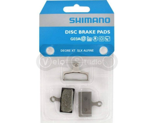 Колодки гальмові Shimano G03A органіка, Y8LV98010