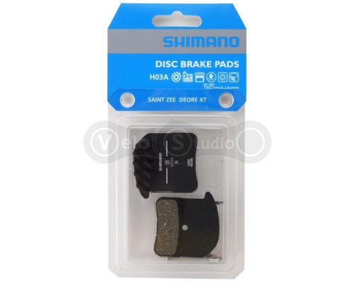 Тормозные колодки Shimano H03A + радиатор органика, EBPH03ARFA