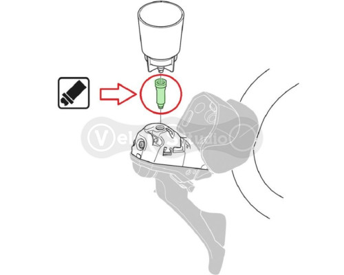 Адаптер Shimano для прокачування гальма Dura Ace та Ultegra