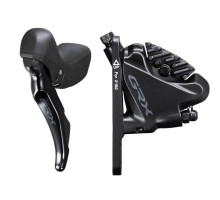 Комплект гальма Shimano GRX ST-RX400+BR-RX400 Передній 2 швидкості