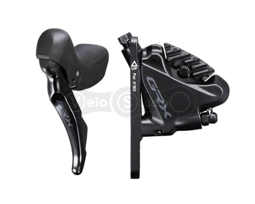 Комплект гальма Shimano GRX ST-RX400+BR-RX400 Передній 2 швидкості