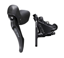 Комплект гальма Shimano GRX ST-RX600+BR-RX400 Передній 1 швидкість