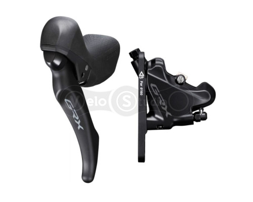 Комплект гальма Shimano GRX ST-RX600+BR-RX400 Передній 1 швидкість