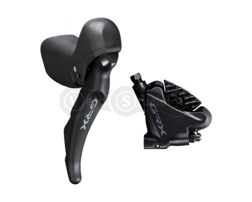 Комплект гальма Shimano GRX ST-RX600+BR-RX400 Задній 11 швидкостей