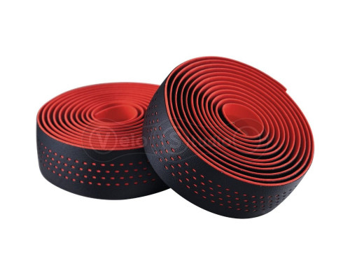 Обмотка руля Merida чёрная - красная