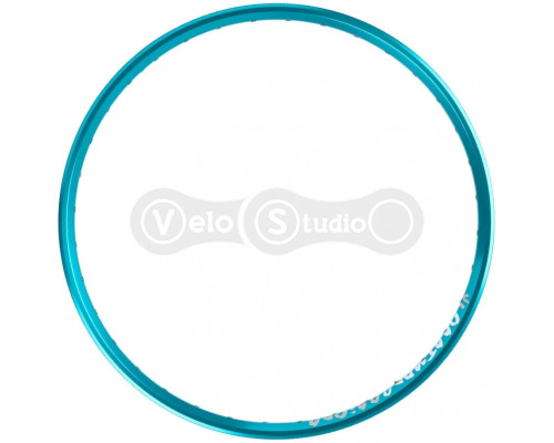 Обод Dartmoor Raider 24", 36 спиц бирюзовый анодированный