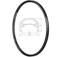 Обод Dartmoor Raider v.2 27,5 дюймов 32 спицы черный